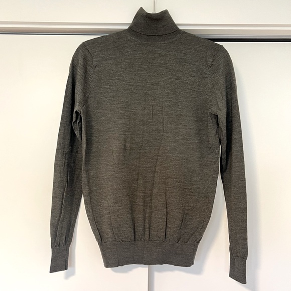 SUITSUPPLY Men's‎ Merino Wool Turtleneck Sweater Gray XS - Picture 2 of 11